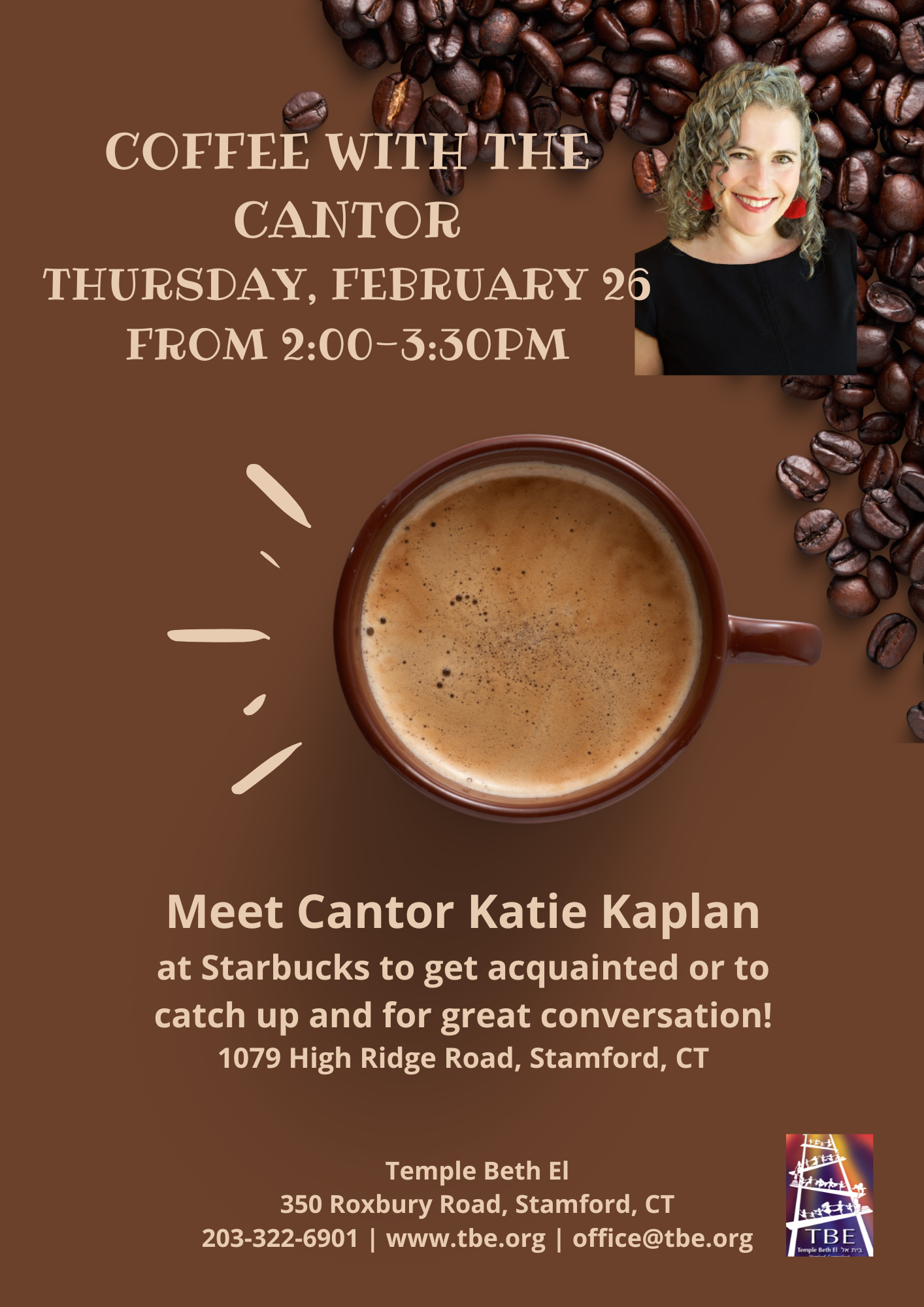 Coffee with the Cantor @ Starbucks